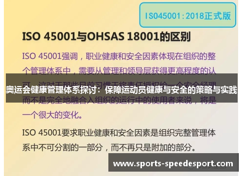 奥运会健康管理体系探讨：保障运动员健康与安全的策略与实践