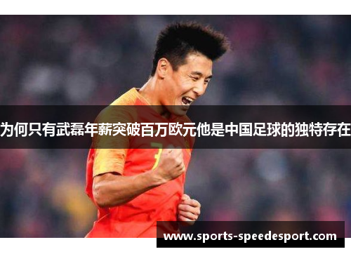 为何只有武磊年薪突破百万欧元他是中国足球的独特存在