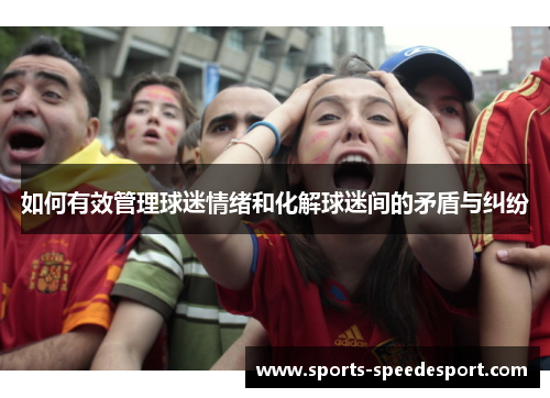 如何有效管理球迷情绪和化解球迷间的矛盾与纠纷